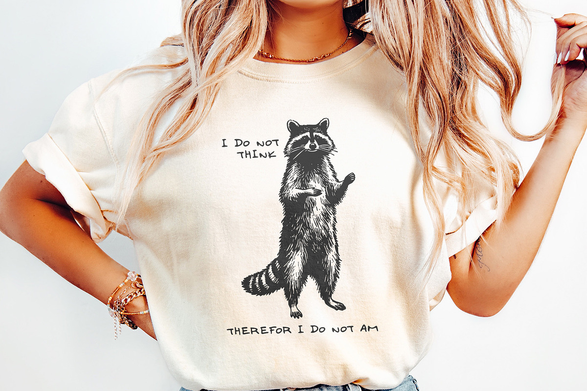 I Do Not Think Therefore I Do Not, an Illustration by SharpMarketplace (Photo 2 of 9)