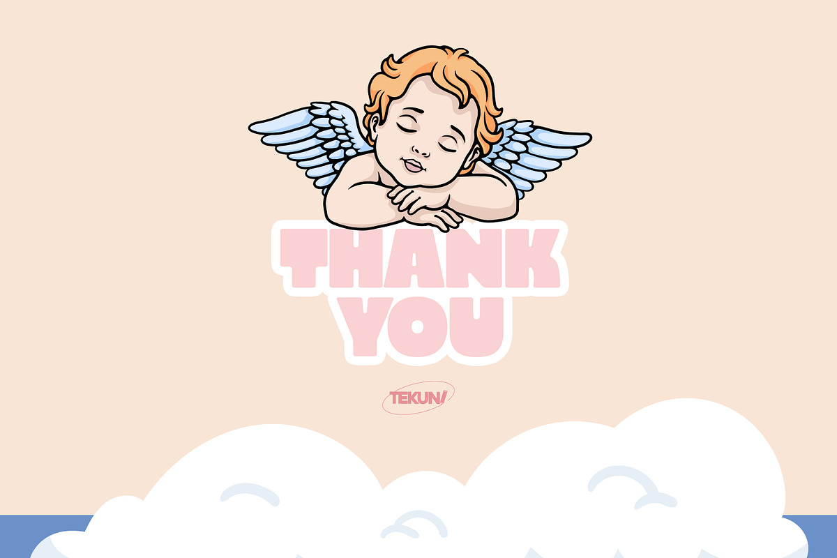 Baby Angel Illustration Set, an Illustration by Tekuni (Photo 13 of 13)