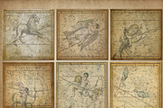 Antique Star Maps Backgrounds, a Texture Graphic by Digital Curio (Thumbnail 4 of 5)