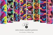 70 retro music seamless pattern, a Pattern Graphic by Poppy Lane Studio (Thumbnail 1 of 10)