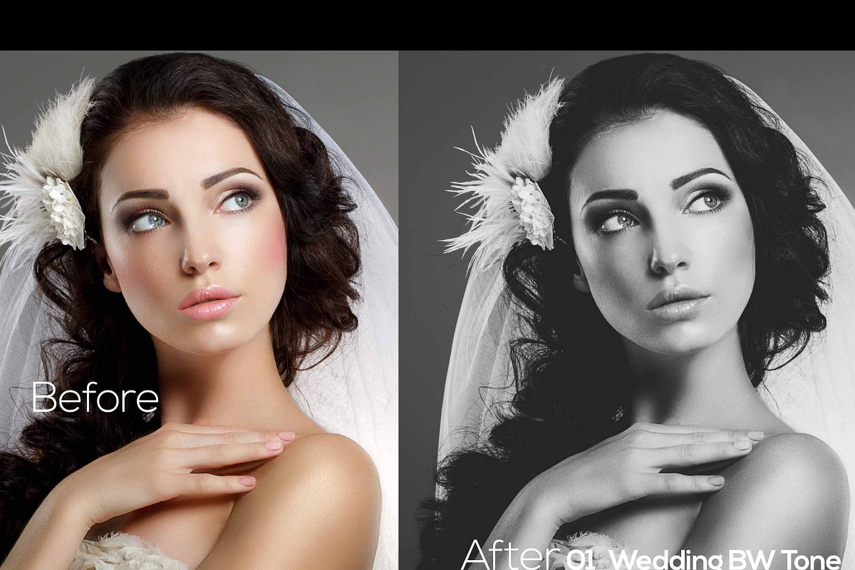50 Wedding Lightroom Presets, an Action Add-On by AN Productions (Photo 2 of 5)