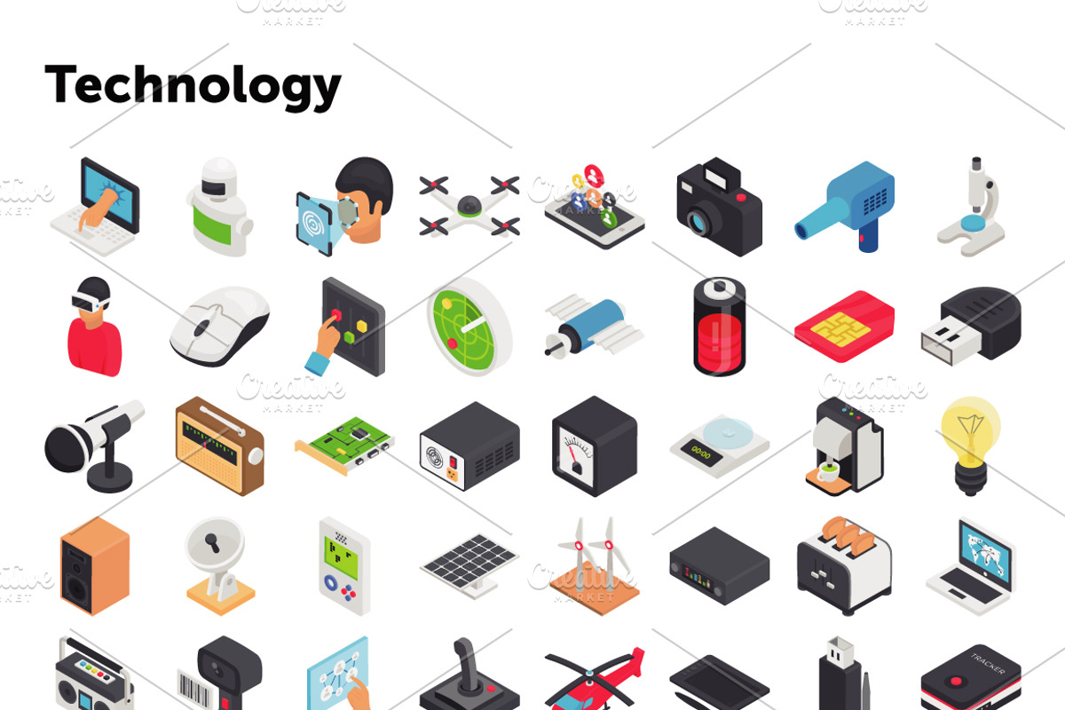 3100+ Isometric Vector Icons, a Duotone Icon by Vectors Market (Photo 8 of 15)