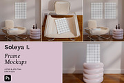 Framed Poster Print Mockups SOLEYA I, a Household Mockup by Bonumo (Thumbnail 1 of 13)