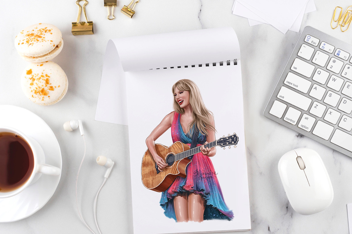 Taylor Swift Illustration, a Person Illustration by BigArtLab (Photo 3 of 3)