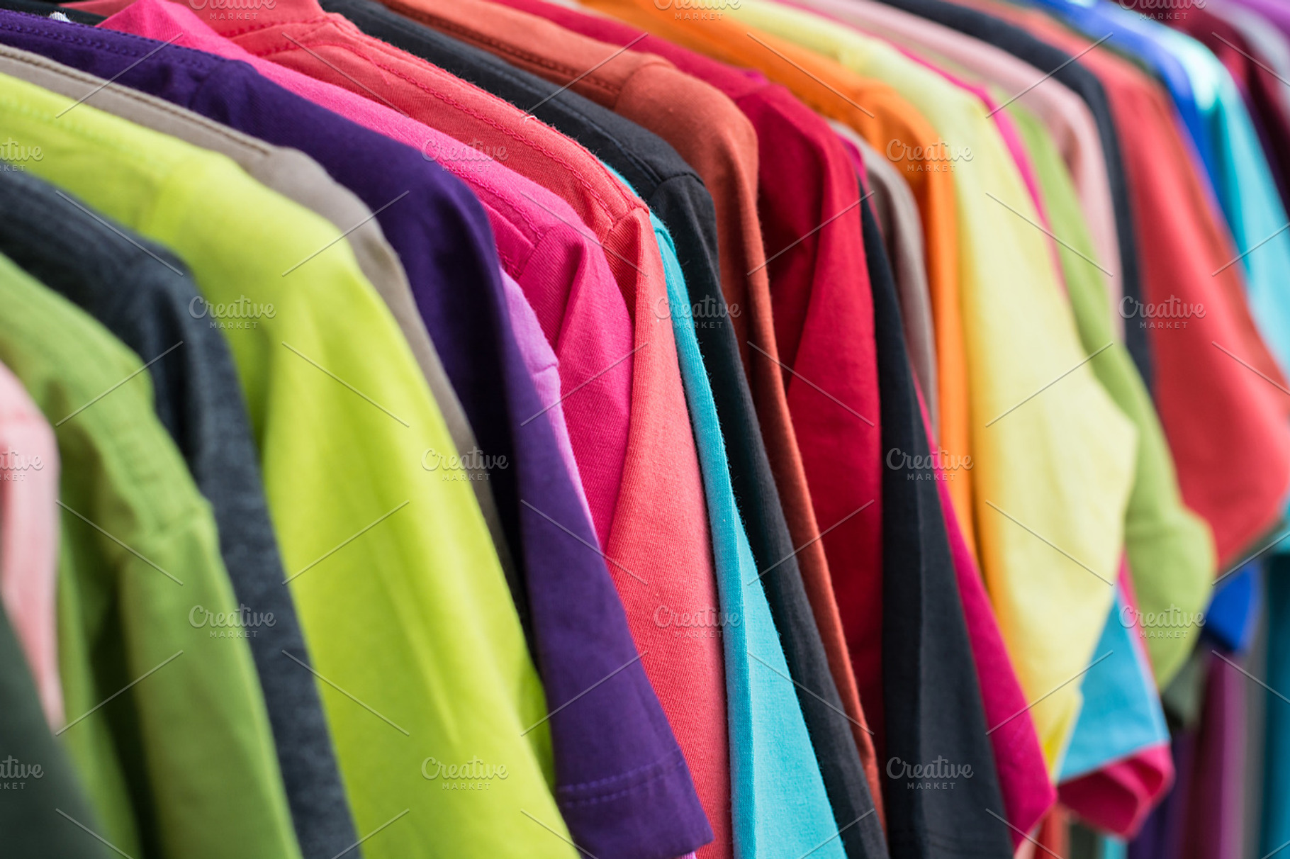 Muticolor of tshirt stock photo containing tshirt and color, a Beauty & Fashion Photo by rakoptonLPN
