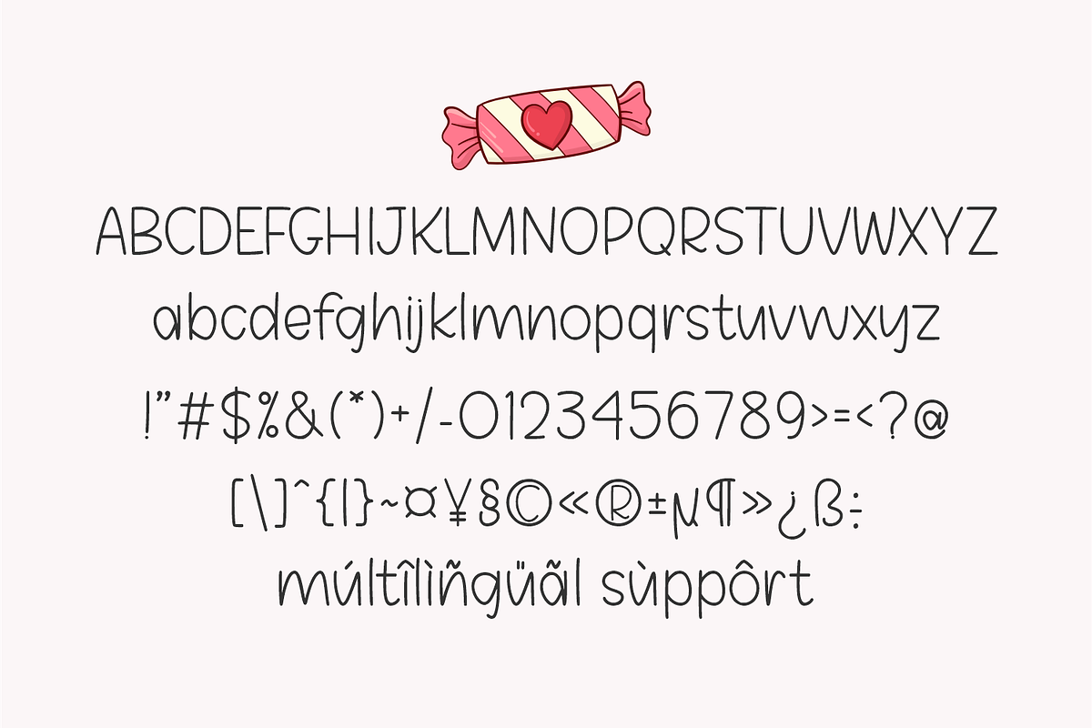 Cupid's Candy - Valentine's Font, a Handwritten Font by Keithzo (Photo 7 of 7)