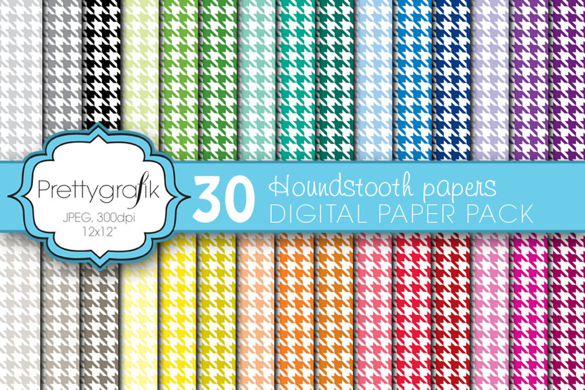 houndstooth digital paper