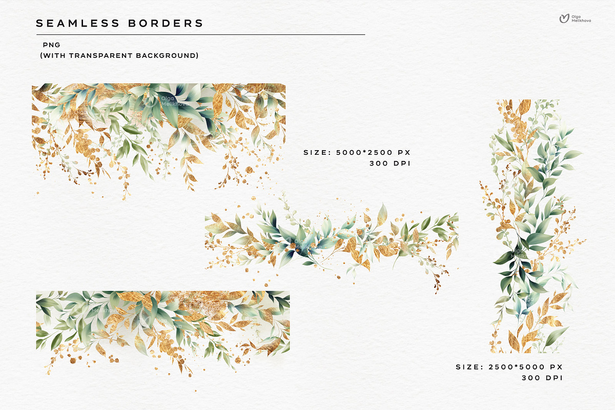 Golden greenery, an Object Illustration by ollalya (Photo 4 of 8)