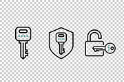 Key Security Access Vector Icon Set, an Object Graphic by Artonix (Thumbnail 3 of 3)