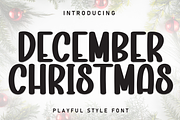 December Christmas | Script Font, a Script Font by Scratchones (Thumbnail 1 of 8)