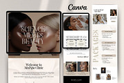 Luxury Medspa Website Template, a Landing Page Template by HAYAG Creatives (Thumbnail 1 of 8)