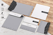Mockup Stationery Kit on Wood and Ma, a Product Mockup by LESZ Design (Thumbnail 1 of 6)