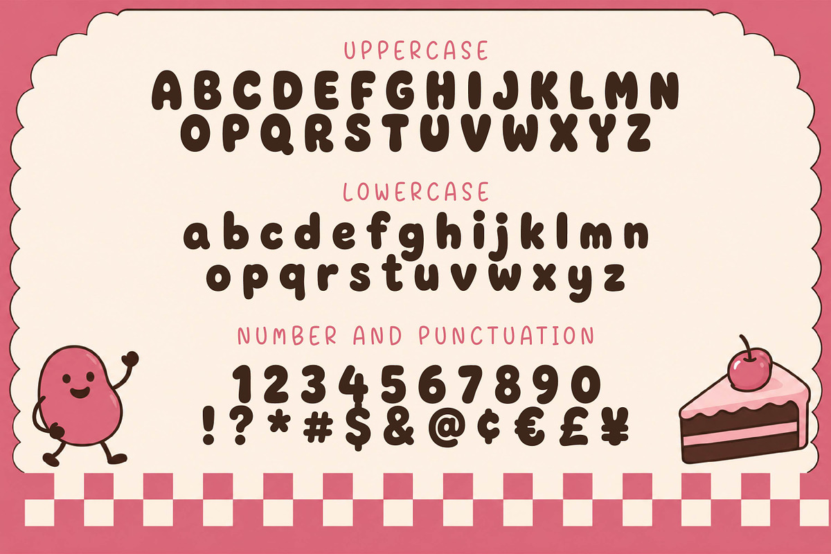 Bean Cake - Playful Display Font, a Sans Serif Font by Gumrega Studio (Photo 7 of 8)