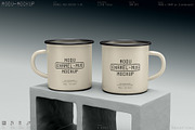4 Scenes - Enamel Mug Mockup Kit V01, a Merchandise Mockup by Moduclave Studio (Thumbnail 5 of 7)