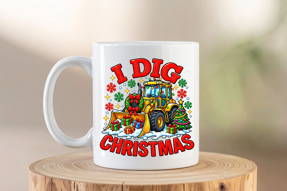 I Dig Christmas Funny PNG Design, an Object Graphic by Zahyl Studio (Photo 6 of 7)