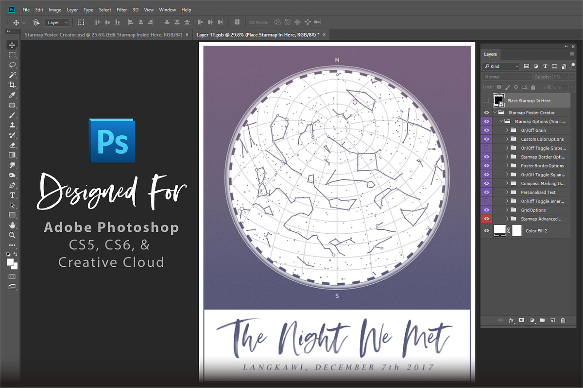 Star Map Poster Creator, Minimal preview 5