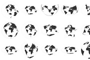 100 World Projections Vector Set, an Education Illustration by Eugene Ga (Thumbnail 5 of 7)