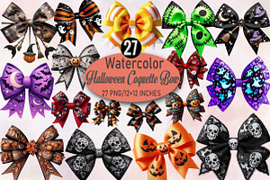 Halloween Coquette Bow Sublimation C, an Illustration by SVGArt