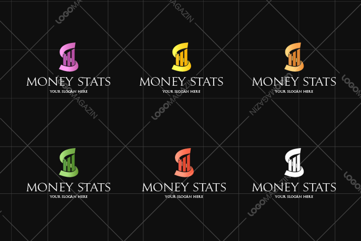 Money Stats Logo Template, a Branding & Logo Template by LogoBuy