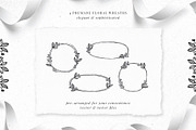 Floral Wreaths & Botanical Shapes, a Decorative Illustration by Pigment Café (Thumbnail 3 of 8)