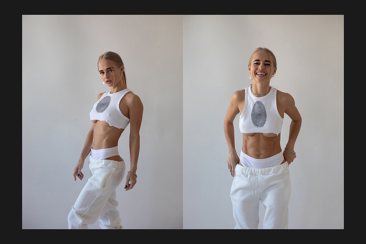 Sport Pants and Tank-Top Mock-Up Set, a Bottom Mockup by Freeman Studio (Photo 8 of 15)