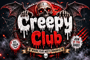 Drip Horror, a Slab Serif Font by Wow Magic
