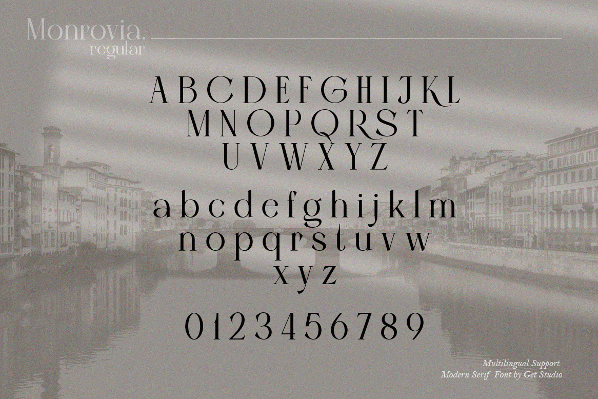 Monrovia - Modern Serif Font, a Serif Font by Get Studio (Photo 15 of 16)