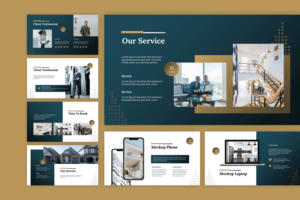 Real Estate Powerpoint Template preview 2