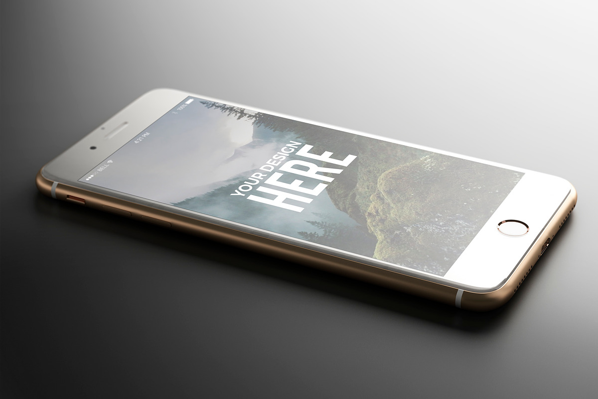 Iphone 7 Plus. PSD Mockups, an iPhone Mockup by Egor Shkolnikov (Photo 6 of 9)
