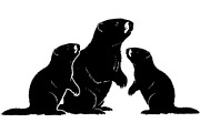 Cute Bear Silhouette Bundle, an Animal Illustration by Designer_Momina (Thumbnail 26 of 31)