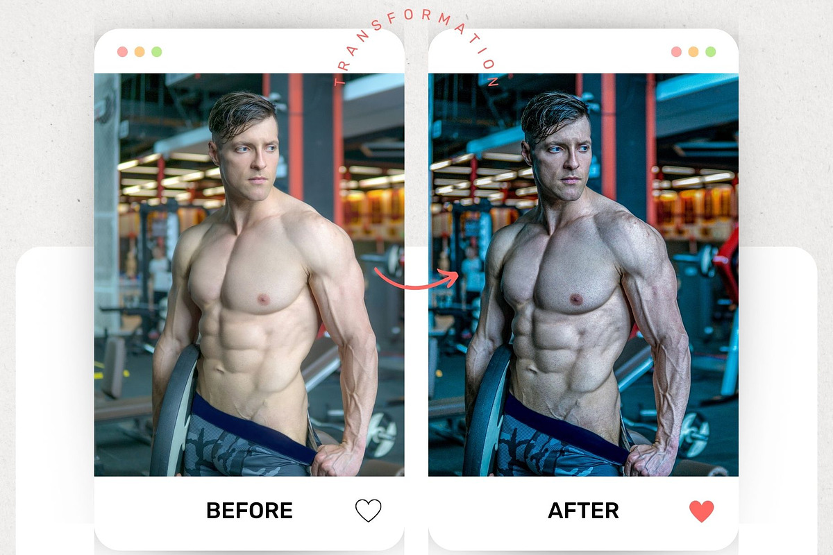 Gym lightroom presets Gym filter, a Preset Add-On by presetsroom (Photo 5 of 13)