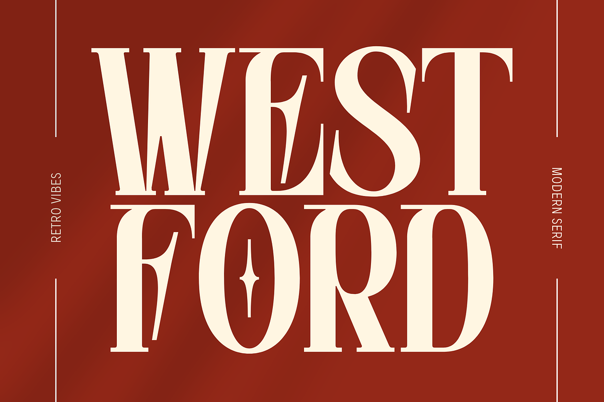 Westford - Modern Serif Logo Font, a Serif Font by Illushvara Design (Photo 1 of 15)