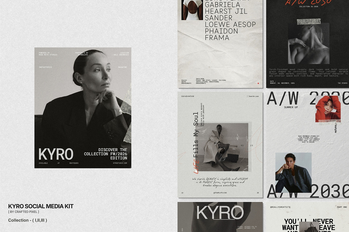 KYRO | Instagram Post Bundle, a Social Media Template by Crafted Pixel (Photo 3 of 10)