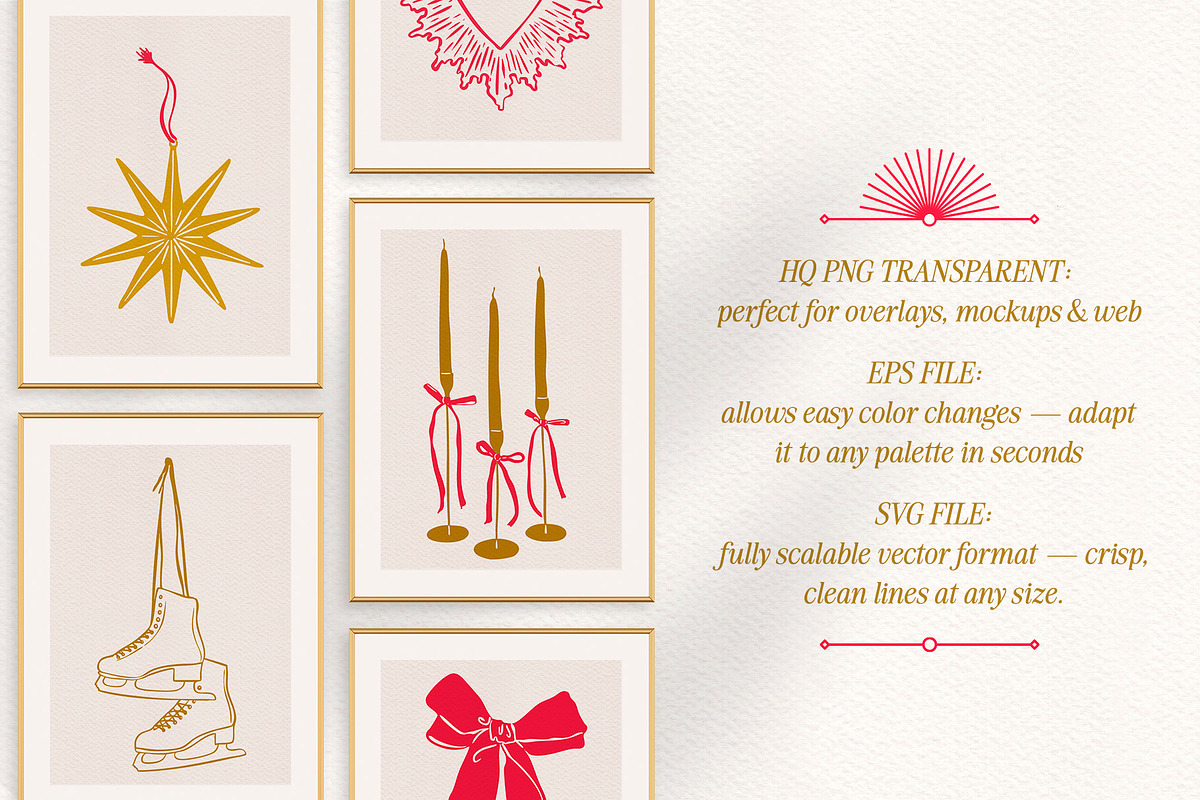 Winter Wonderland Hand-Drawn, an Object Graphic by Deveze Art & Co (Photo 8 of 10)