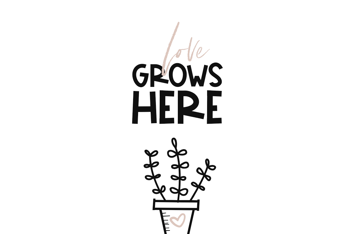 Fancactus - A Fun Doodle Font preview 8