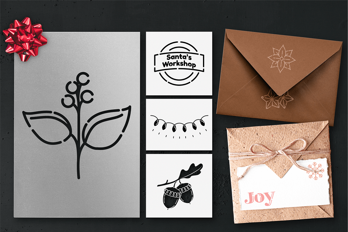 205 Christmas Stencils Designs, a Decorative Illustration by Arshad Ali (Photo 9 of 14)