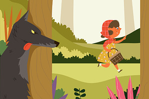 White Flat Red Hood Illustration, an Object Illustration by graphicook