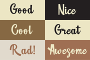 Delino - Retro Script, a Script Font by Hanstype.com (Thumbnail 4 of 10)