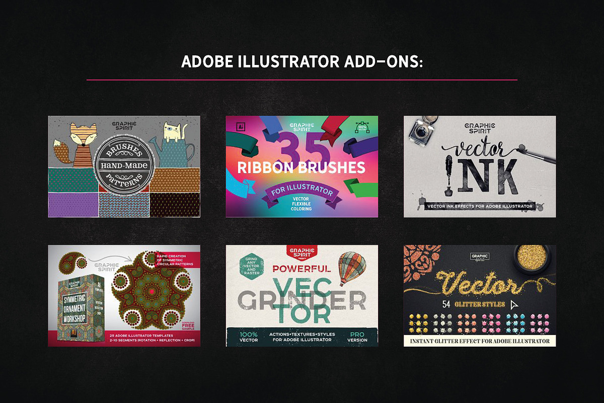 SALE! DESIGNERS ESSENTIAL BUNDLE, a Brushes & More by Graphic Spirit (Photo 6 of 10)