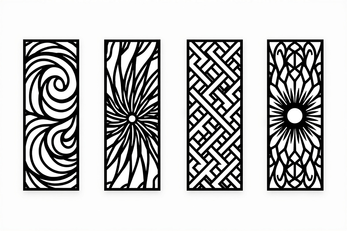 Modern Geometric Wall Panel Bundle, an Illustration by Designs_River (Photo 2 of 7)