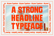 Bryson - Bold Typeface, a Sans Serif Font by Valentino Vergan (Thumbnail 2 of 14)