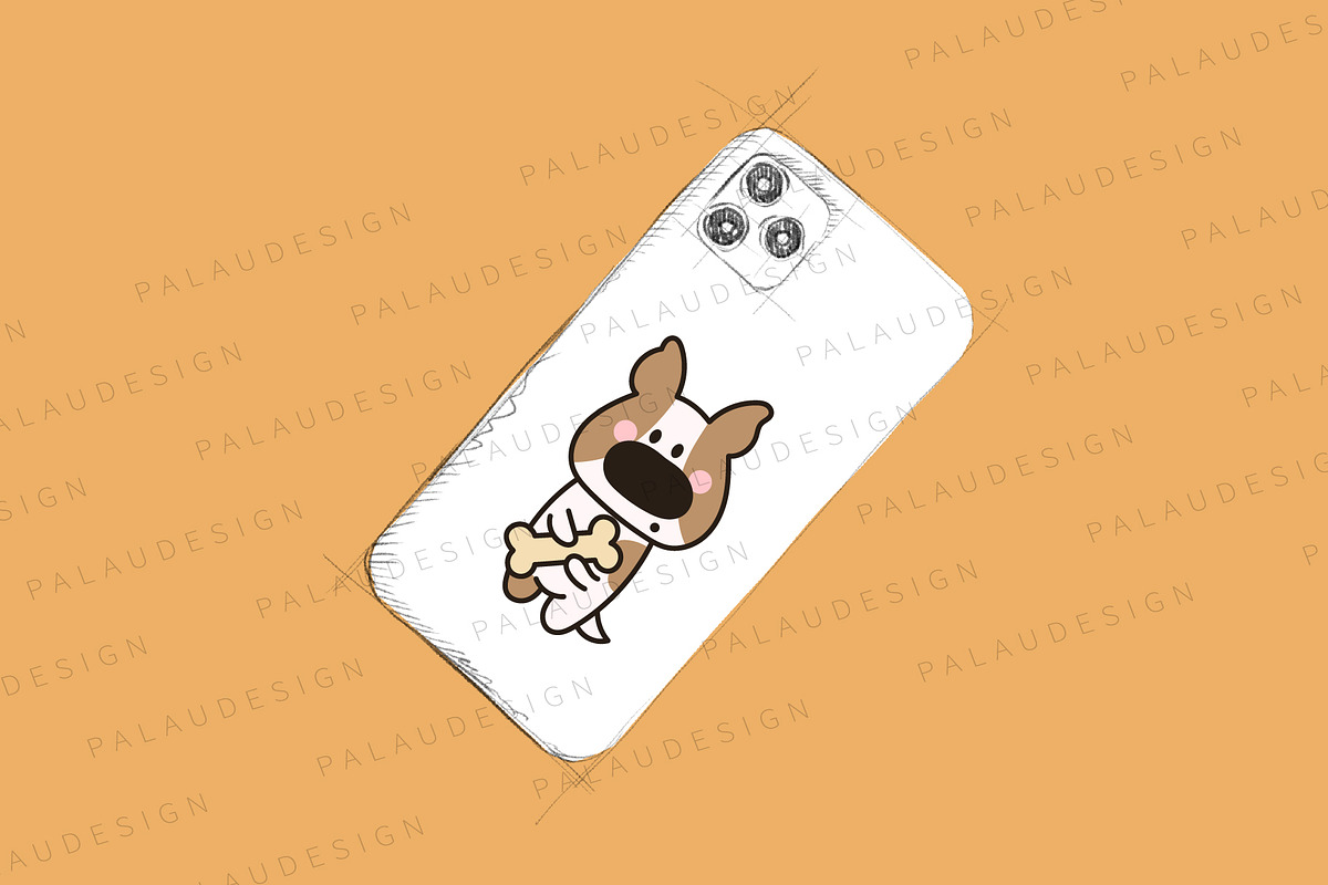 Cute Kawaii Dogs Characters, an Animal Illustration by Palau (Photo 3 of 12)