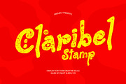 CS Claribel Stamp, a Handwritten Font by Craft Supply Co. (Thumbnail 1 of 8)