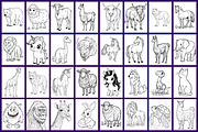 Animal Coloring Page, a Graphic by Forhadx5 (Thumbnail 7 of 10)