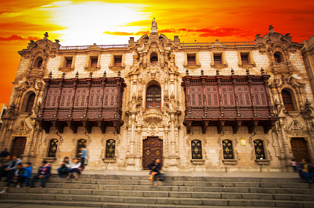 LIMA. PERU. View of the cathedral church, a Photo by Pictures for you!!!!!!!!!