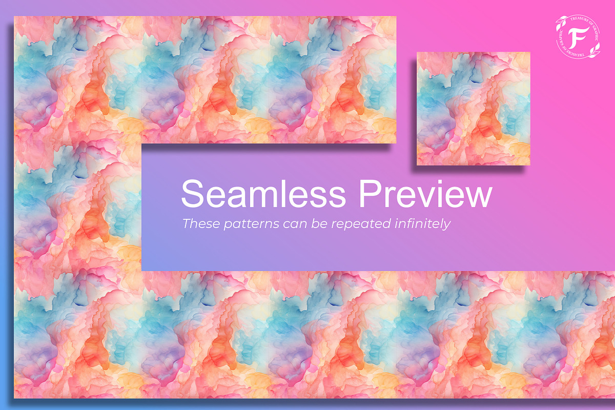 Watercolor Seamless Pattern, a Pattern Graphic by Forhadx5 (Photo 2 of 8)