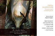 The Worlds Within Magical Postcards, a Decorative Illustration by The Dutch Lady Designs (Thumbnail 5 of 7)