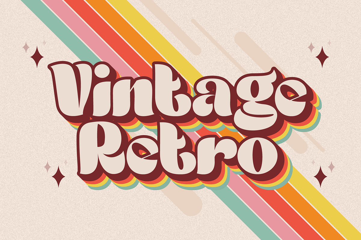 Stay Retro font, a Handwritten Font by KengGraphic (Photo 3 of 10)