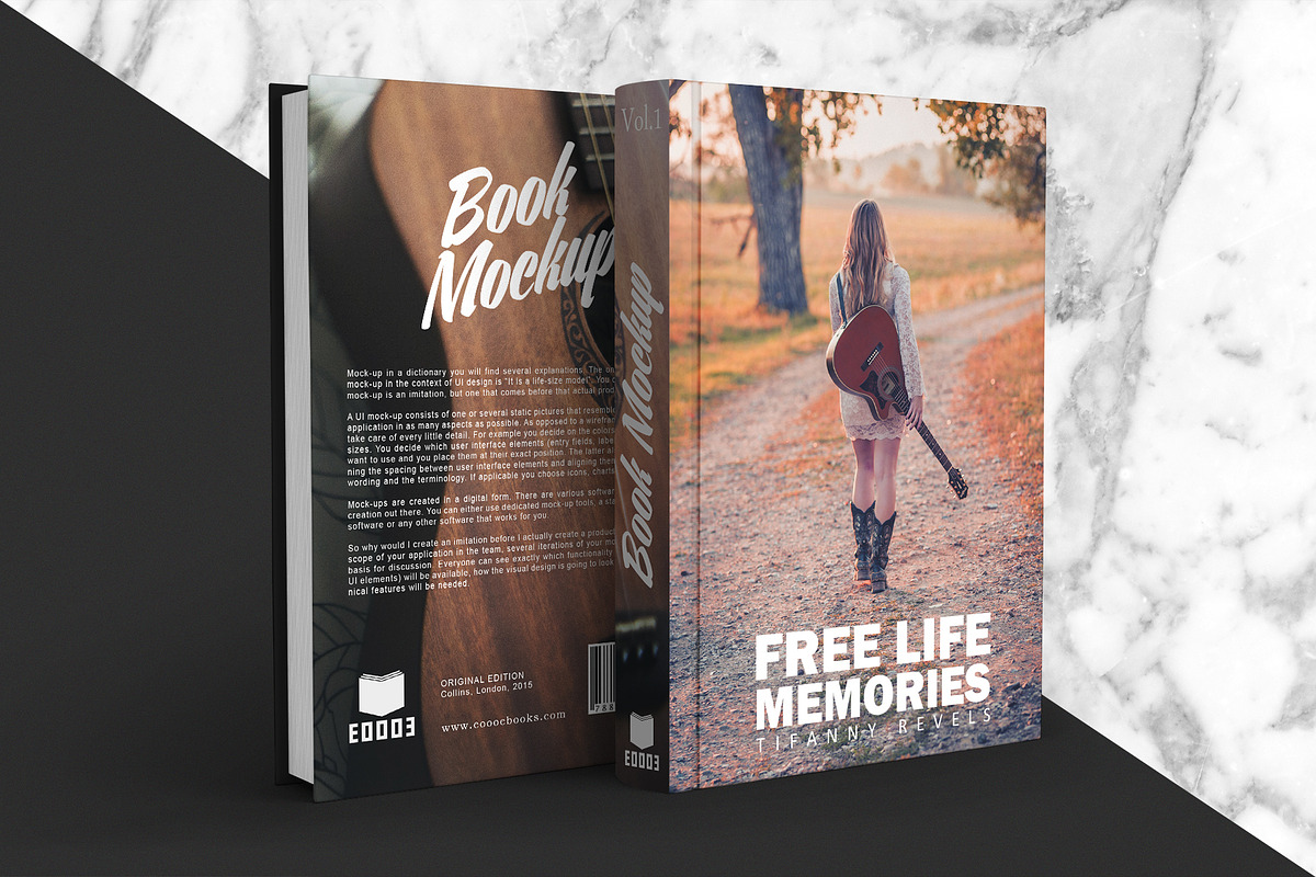 Book Mockup Vol 1, a Print Template by Honnum Graphic Art (Photo 12 of 13)