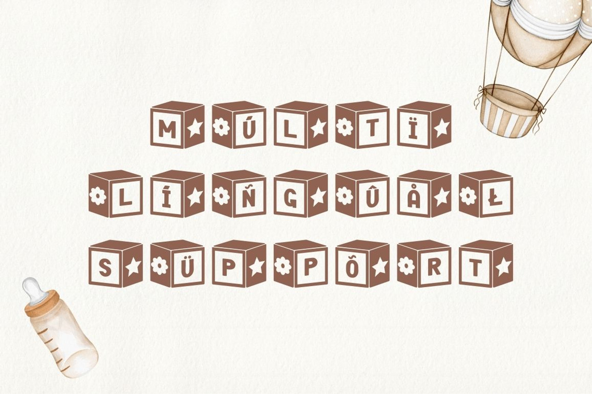 Square Baby - Display Font, a Symbol Font by Attype (Photo 9 of 10)